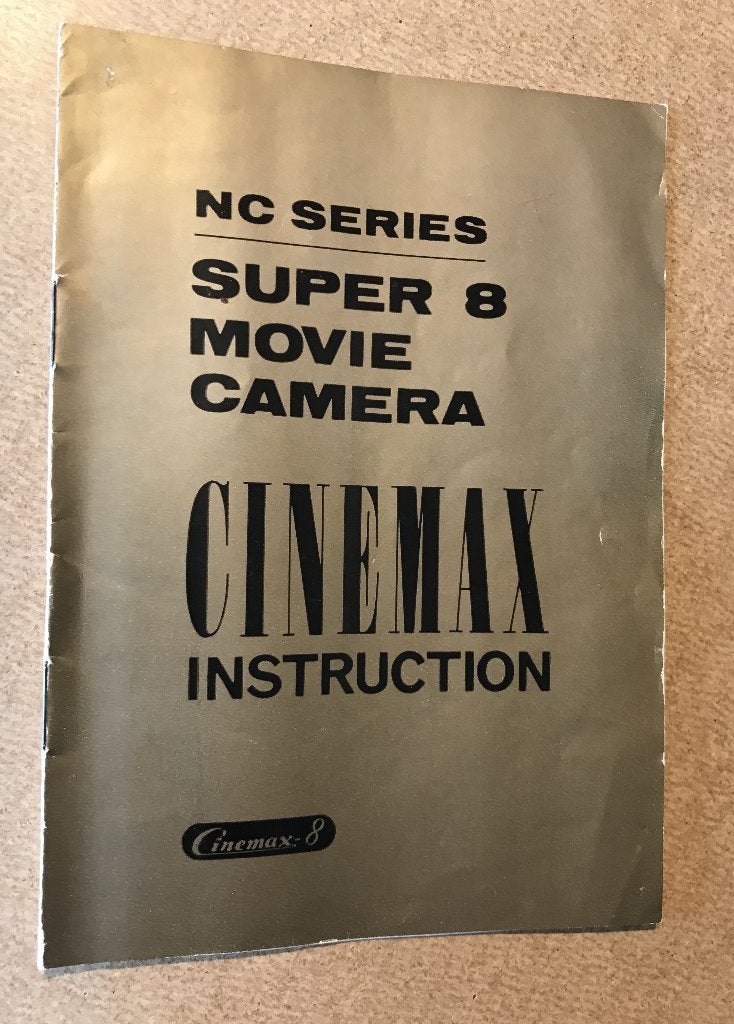 handeiding Cinemax super 8 camera, Ophalen of Verzenden, 8mm