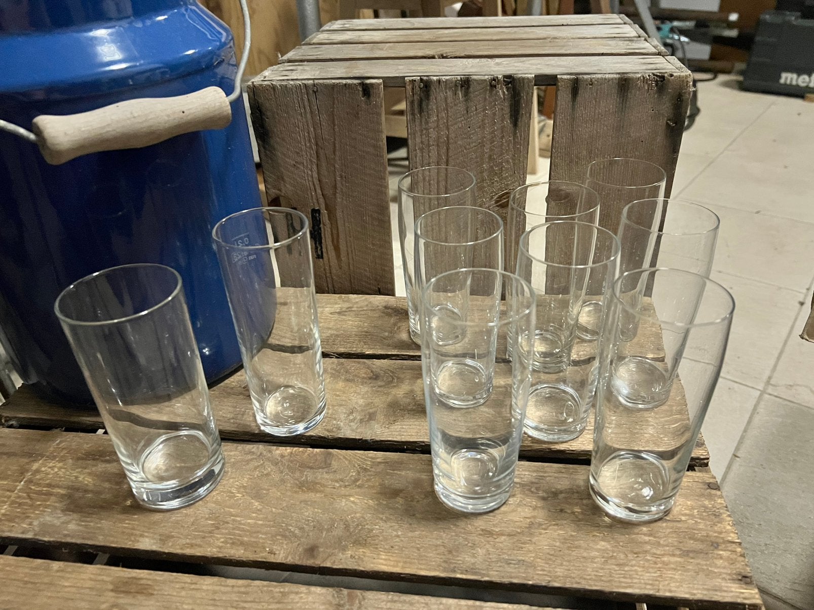 Longdrink glazen 10 stuks, Ophalen, Zo goed als nieuw, Overige typen