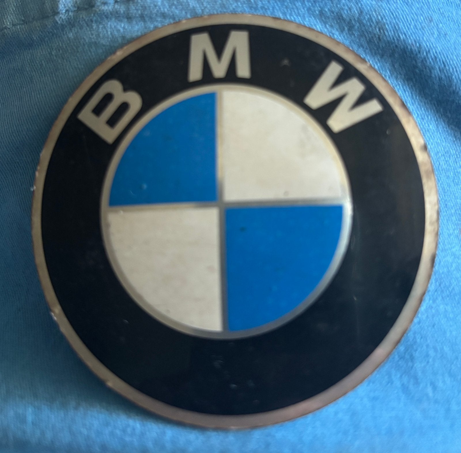 BMW embleem bol metaal, Ophalen of Verzenden, Gebruikt, Transport