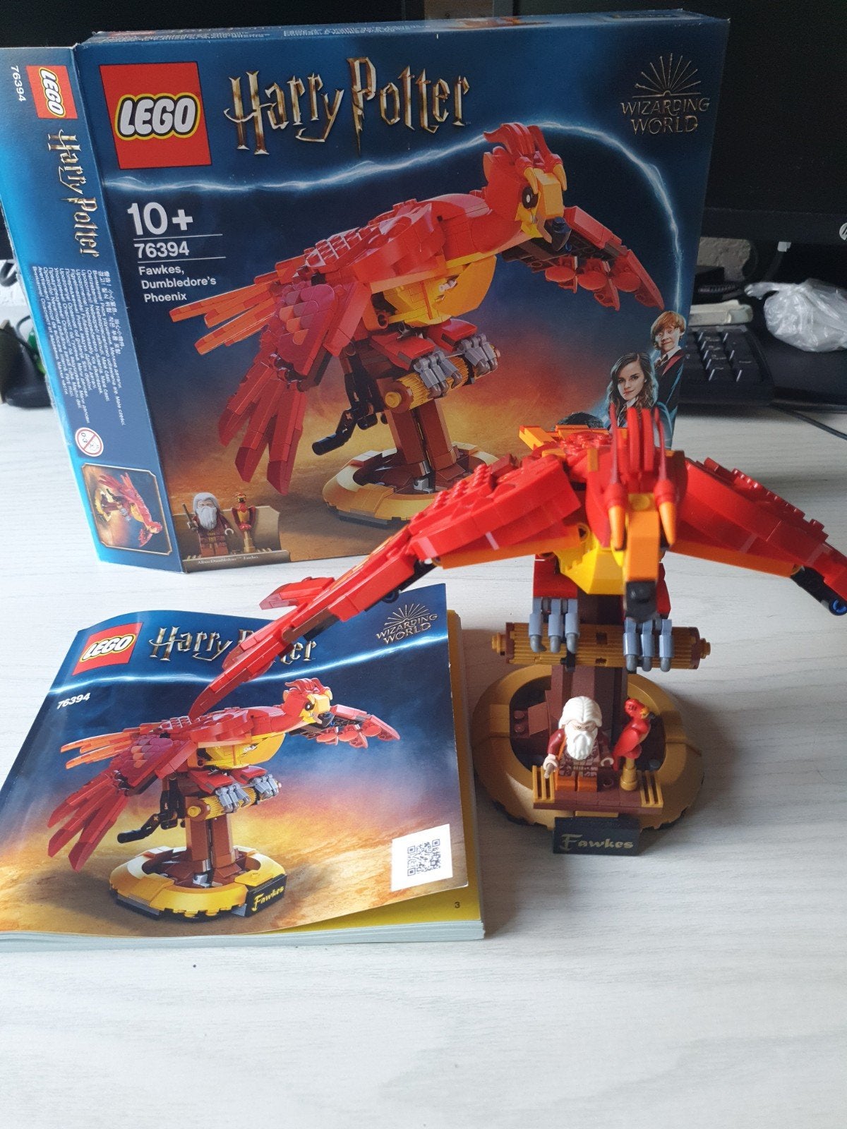 LEGO Harry Potter Fawkes, Perkamentus' Feniks (76394), Gebruikt, Lego, Harry Potter, Ophalen of Verzenden