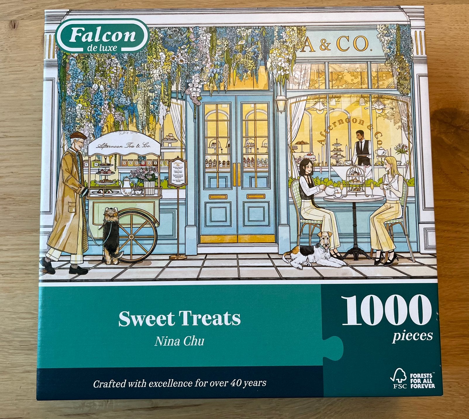 Falcon 1000, Ophalen of Verzenden, 500 t/m 1500 stukjes, Zo goed als nieuw, Legpuzzel