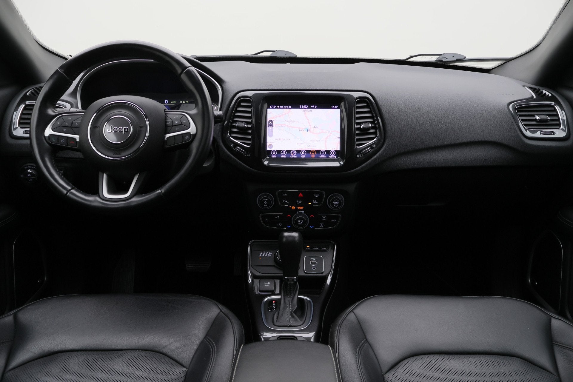 Jeep Compass 4xe 240 Plug-in Hybrid Electric S Panoramadak,, Auto's, Automaat, Dealer onderhouden, 4 cilinders, Verwarmde buitenspiegels