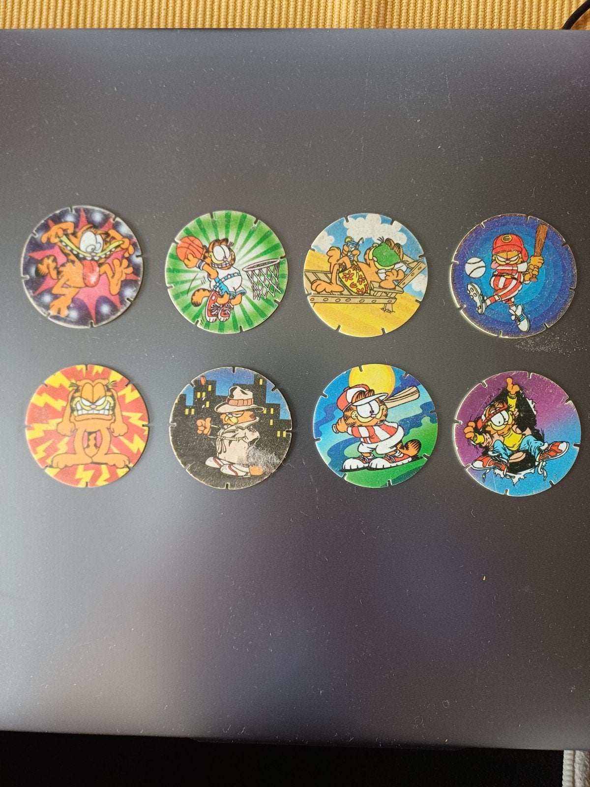 Garfield Jam Caps Pogs, Ophalen of Verzenden