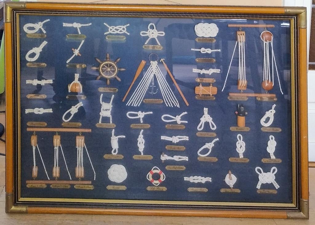 Knopenbord, Verzamelen, Scheepvaart, Ophalen, Motorboot of Zeilboot