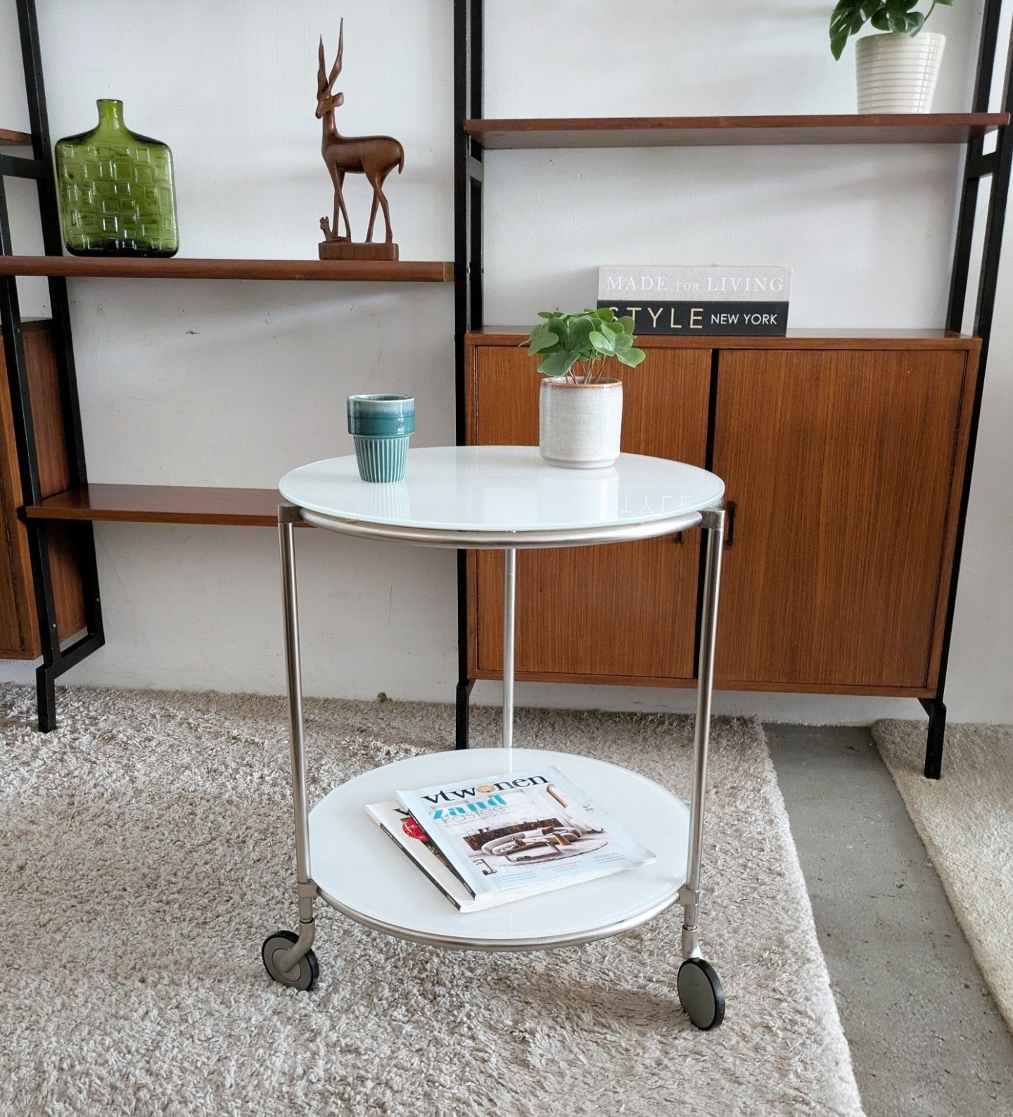 Vintage Ikea trolley, Ophalen, Zo goed als nieuw, ., Ikea
