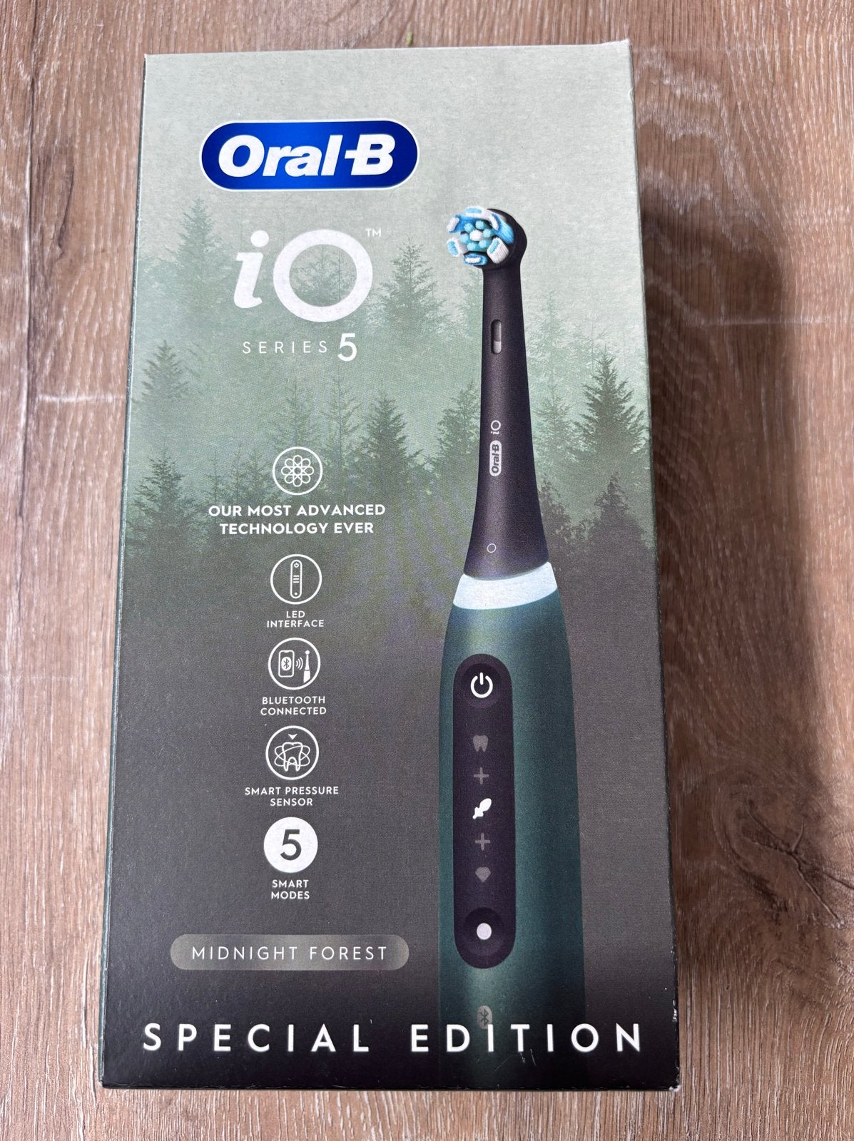 Oral-B iO Series 5 Midnight Forest Special Edition, Witgoed en Apparatuur, Persoonlijke-verzorgingsapparatuur, Ophalen of Verzenden