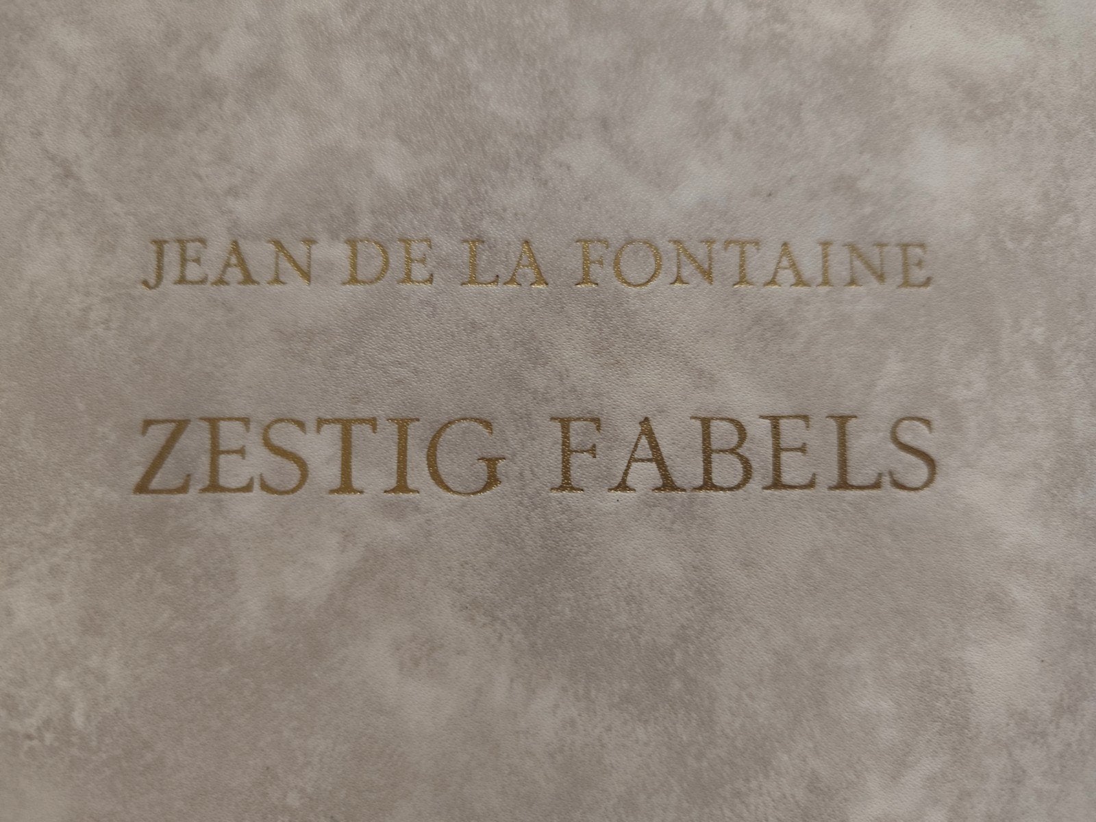 Zestig Fabels - Jean de la Fontaine, Boeken, Sprookjes en Fabels, Ophalen of Verzenden, Gelezen, Jean de la Fontaine