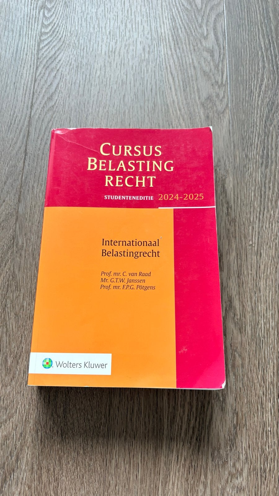 C. Belastingrecht Studenten editie 2024-2025, Boeken, Studieboeken en Cursussen, Ophalen of Verzenden, Gamma, Zo goed als nieuw