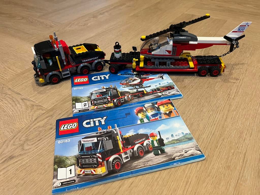 Lego city vracht transsport 60183, Ophalen of Verzenden, Zo goed als nieuw