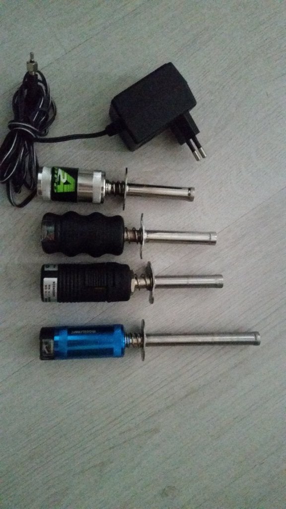 Nitro glowstarters 4 stuks, Ophalen, Gebruikt, Auto offroad, Nitro