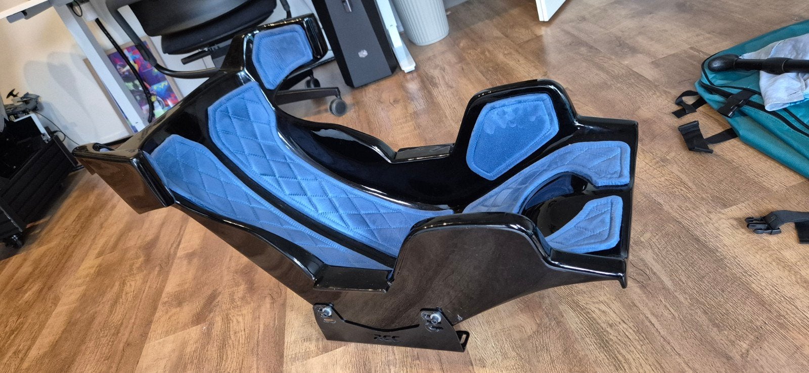 RCC MK8-2S Formula Sim Race Stoel - Zwart/Blauw, Ophalen, Gebruikt