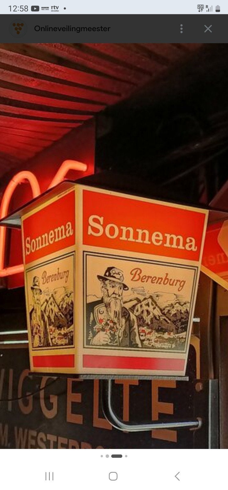 sonnema lampen gezocht, Ophalen