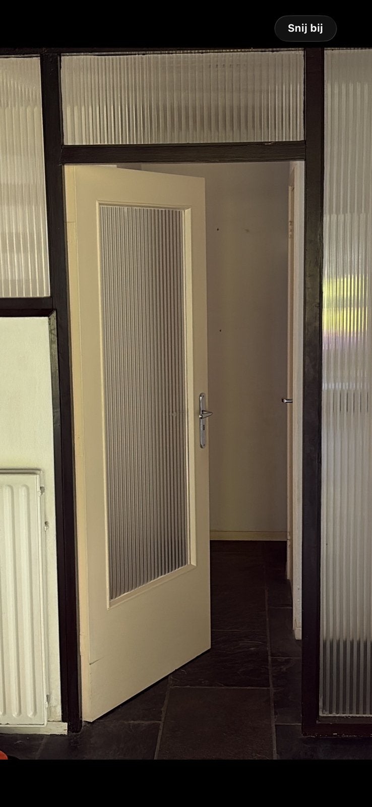 Binnendeur jaren 70, Doe-het-zelf en Verbouw, Deuren en Horren, Ophalen, Gebruikt, Binnendeur, Glas