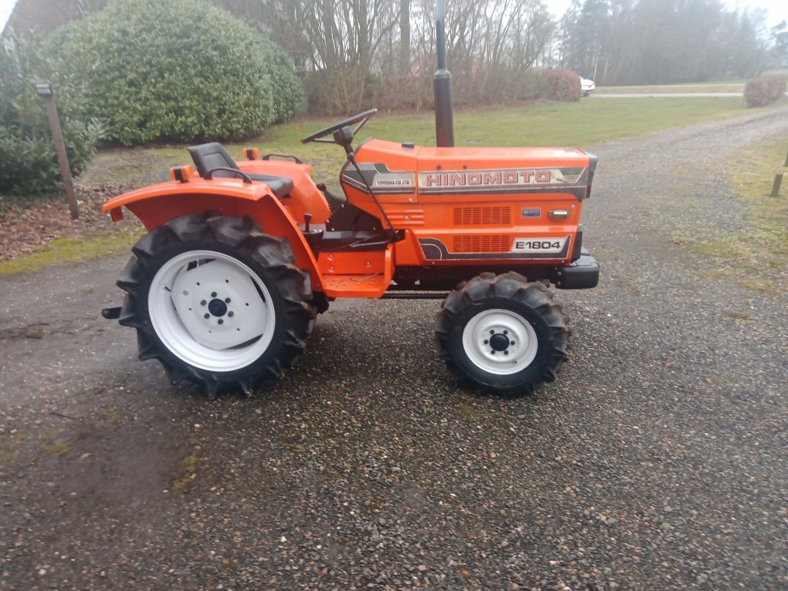Hinomoto  1804 trekker, Ophalen
