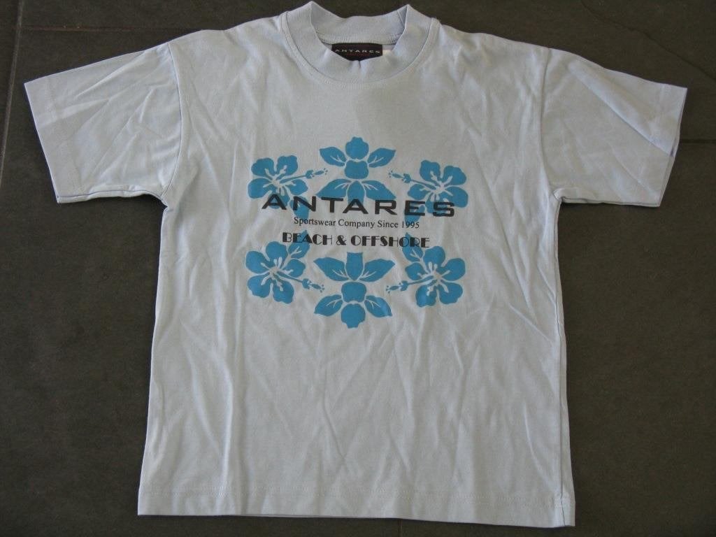 ANTARES SPORTSWEAR (Nw+Kaartje) shirt tropical flower (0021), Ophalen of Verzenden