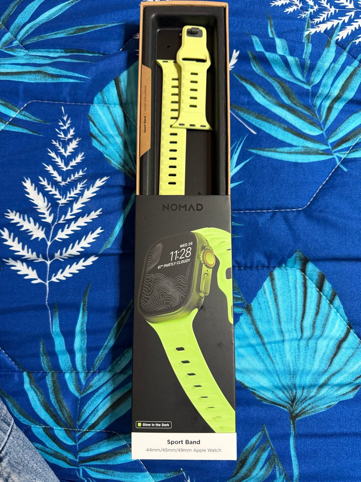 4x Nomad Sport Band Apple Watch 44/45/49mm, Ophalen of Verzenden, Zo goed als nieuw, Geel