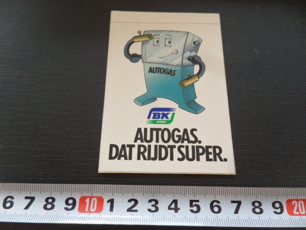 sticker BK autogas dat rijdt super *, Ophalen, Zo goed als nieuw