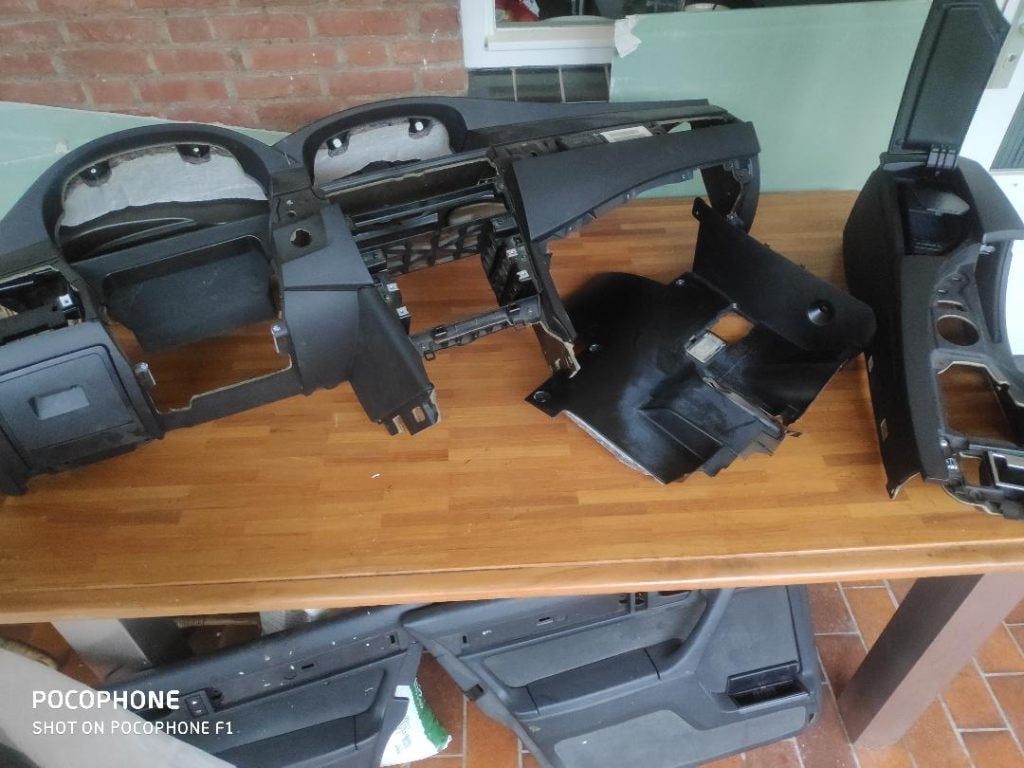 BMW 5-serie E60 E61 zwart dashboard + evt. middenconsole, Ophalen of Verzenden, BMW