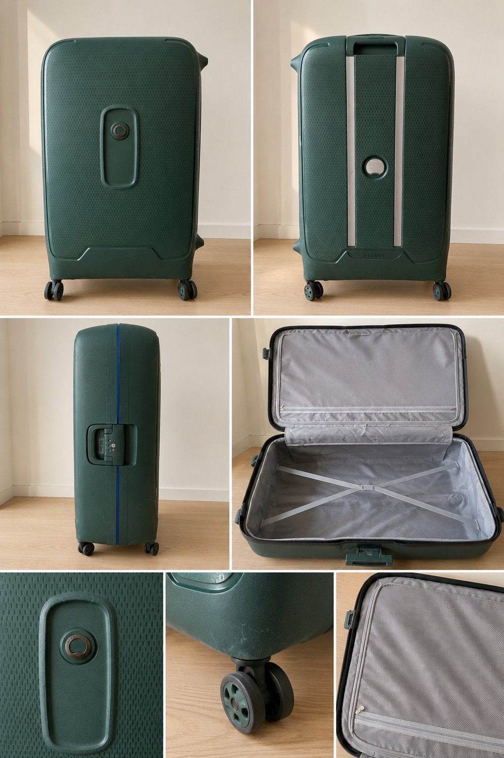 Delsey Premium Koffer Groot 82cm - Ideaal voor Reizen, Ophalen, Gebruikt, Hard kunststof, 45 tot 55 cm