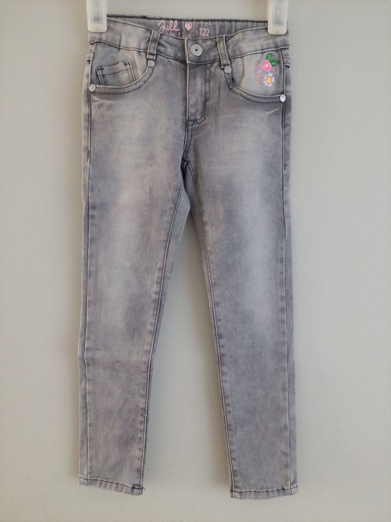 Jill jeans grijs (maat 122), Broek, Meisje, Ophalen of Verzenden, Zo goed als nieuw