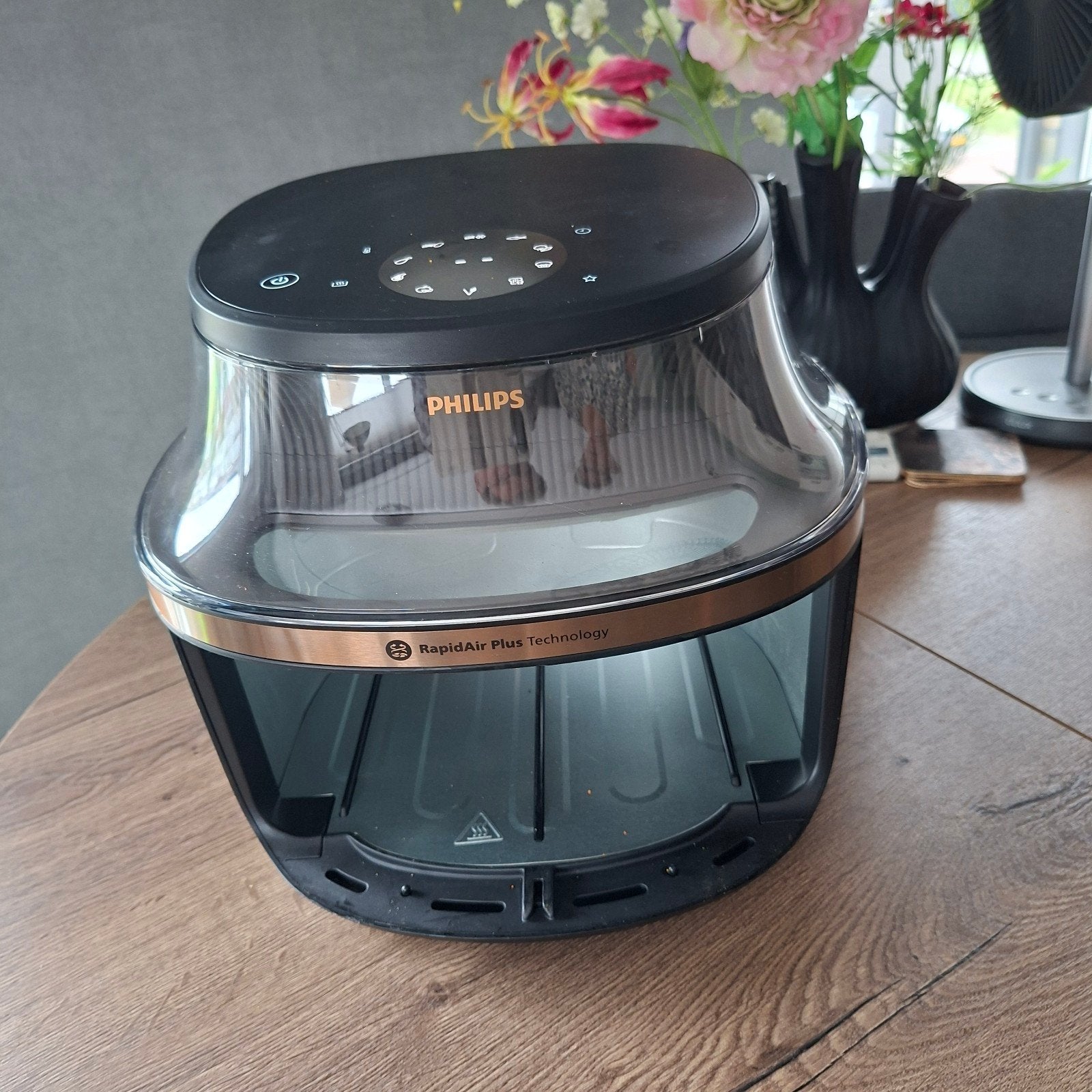 Philips Airfryer XXL - Rapid Air Plus Technologie, Ophalen, Zo goed als nieuw, Airfryer XXL, 1500 gram of meer