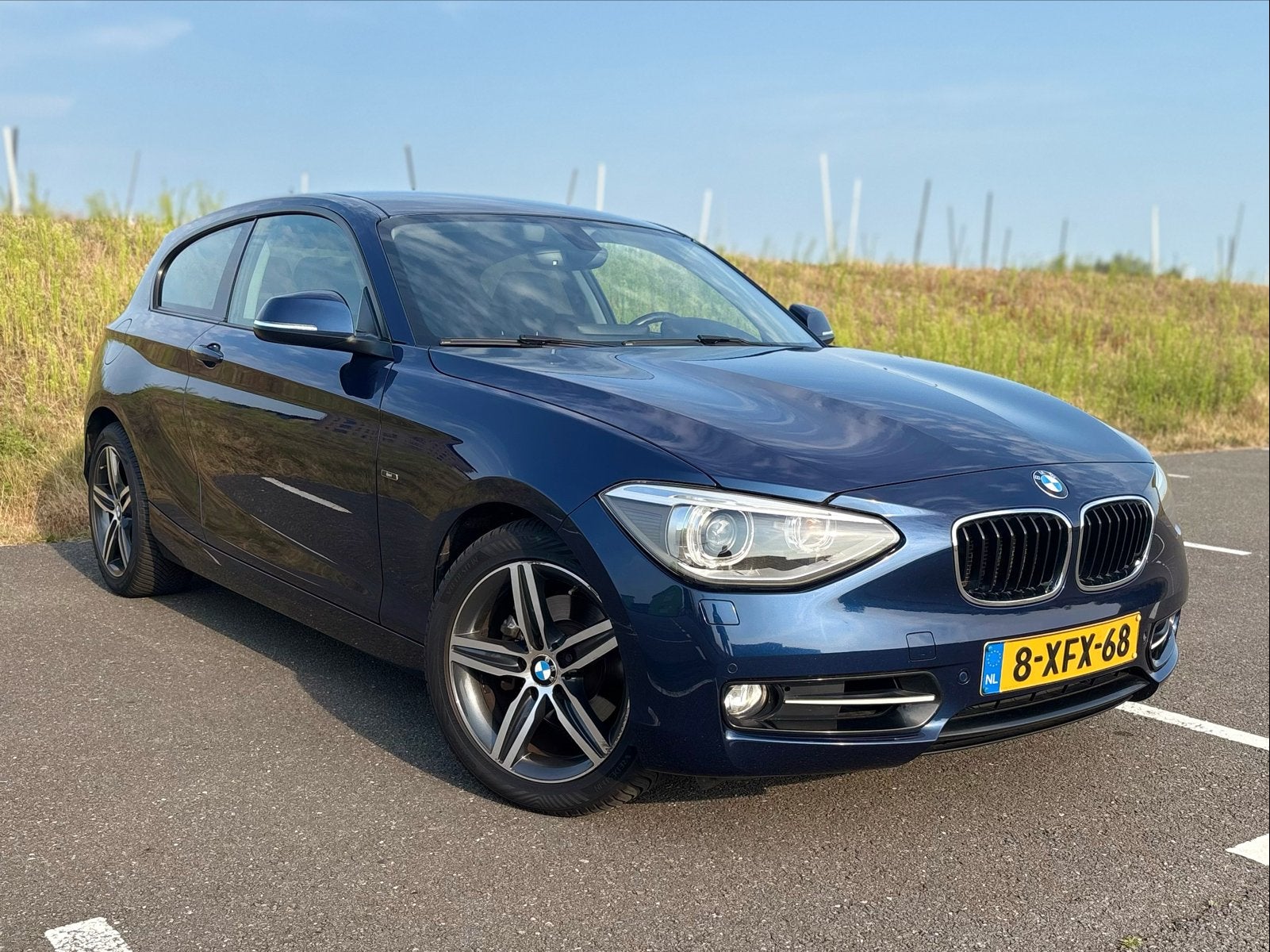 BMW 1-Serie 118i 2014 automaat, Auto's, Achterwielaandrijving, Zwart, 4 cilinders, 1290 kg