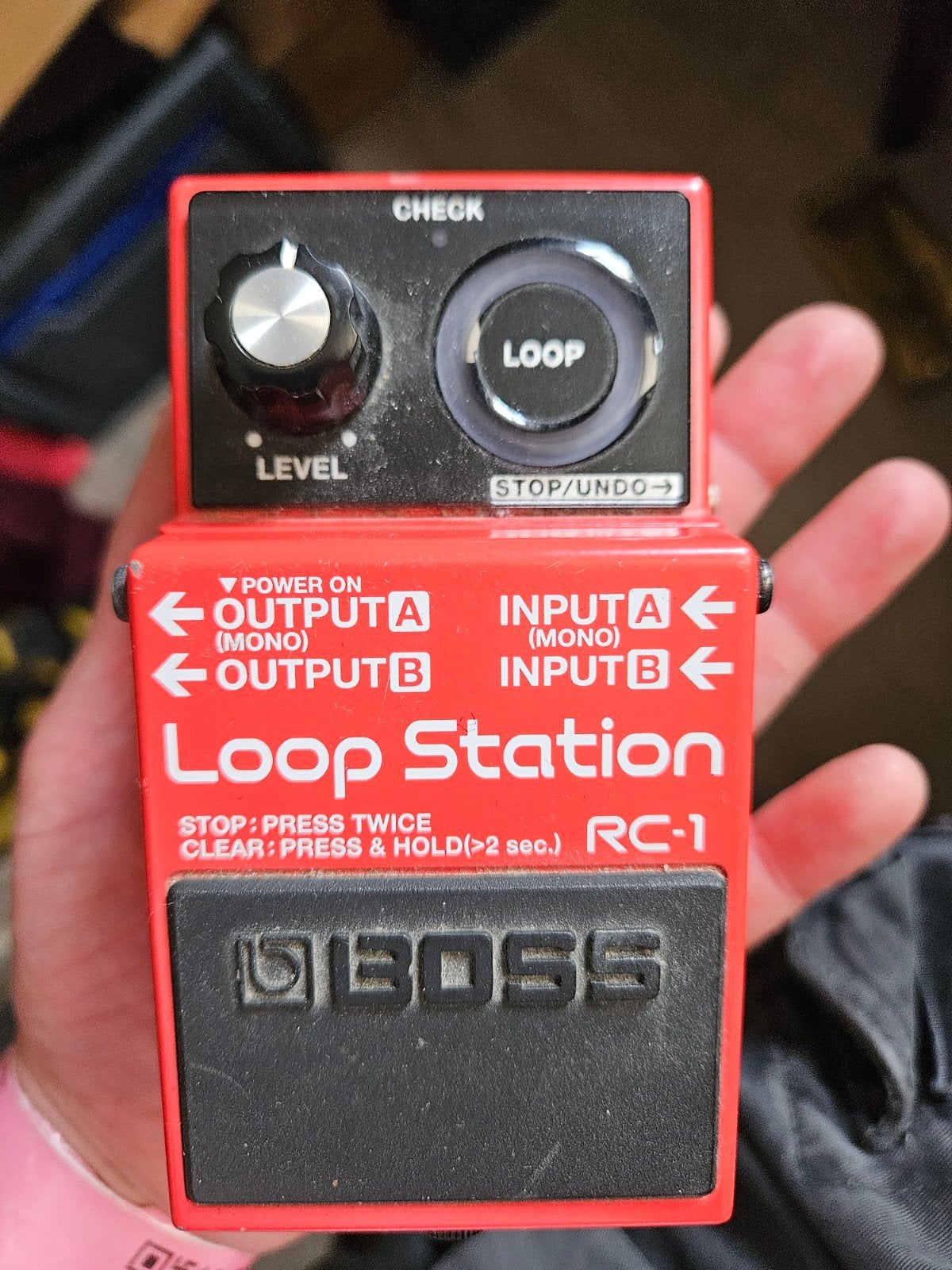 Boss looper, Ophalen, Gebruikt