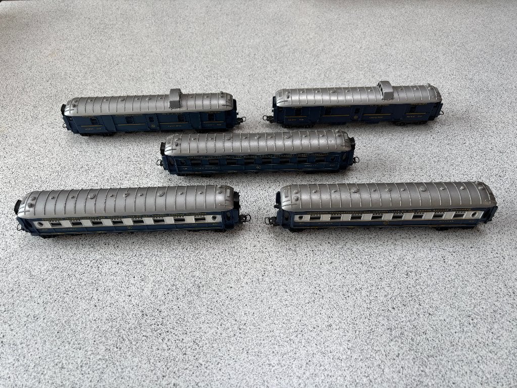 Set van 5 Lima rijtuigen van Cie. Wagons Lits, Gebruikt, Gelijkstroom, Wagon, Ophalen of Verzenden