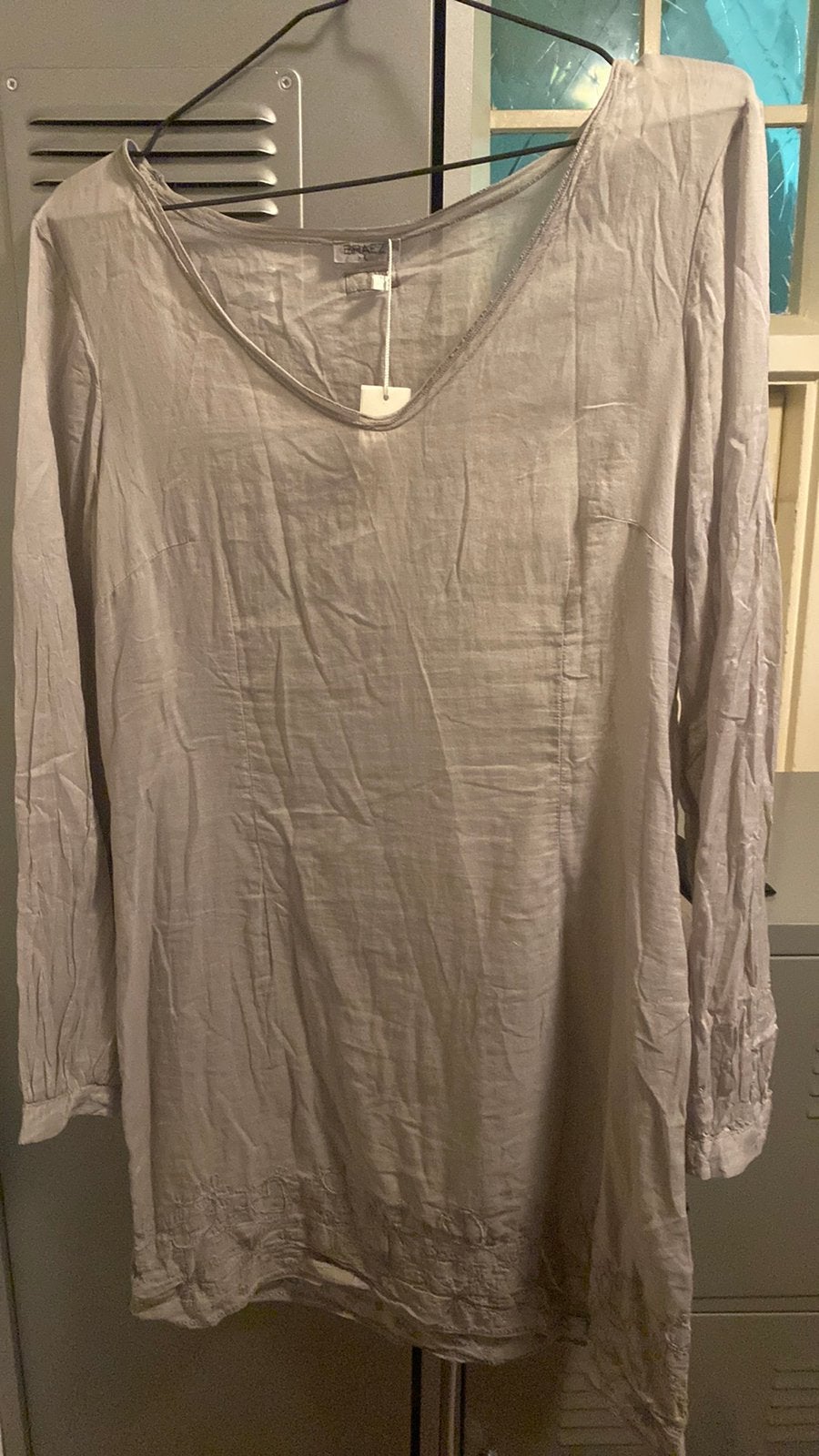 Mooie, grijze tuniek van het merk Braez. Maat  L. Nieuw, Ophalen of Verzenden, Nieuw, Maat 38/40 (M), Grijs