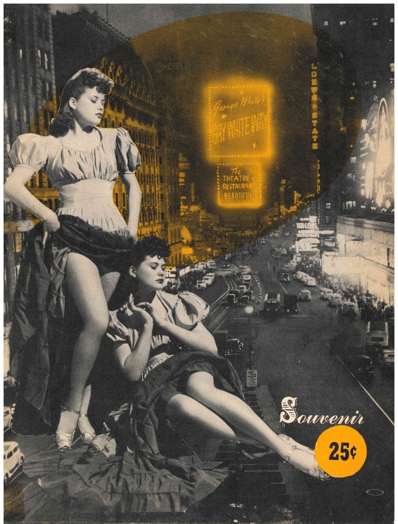 Programmaboekje Broadway's Gay White Way - 1941, Ophalen of Verzenden, Foto of Kaart