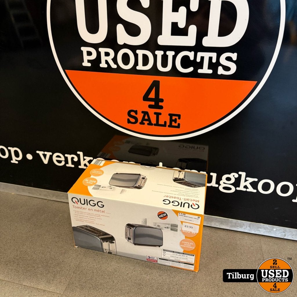 QUIGG Metall Toaster | Nieuw, Witgoed en Apparatuur, Ovens, Gebruikt