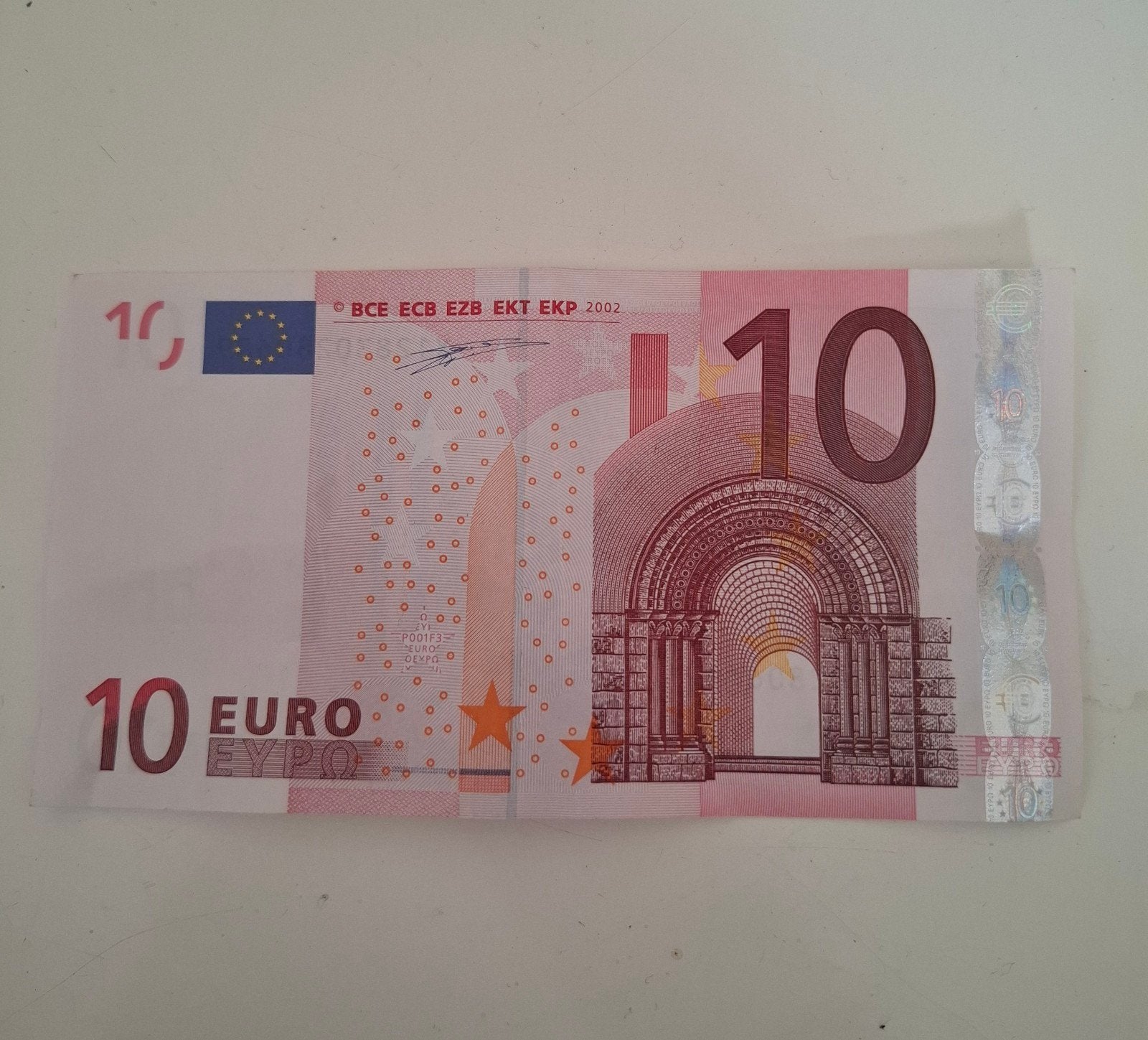 Tien euro biljet uit 2002 als nieuw, Postzegels en Munten, Bankbiljetten | Europa | Eurobiljetten, Ophalen, Overige landen, 10 euro