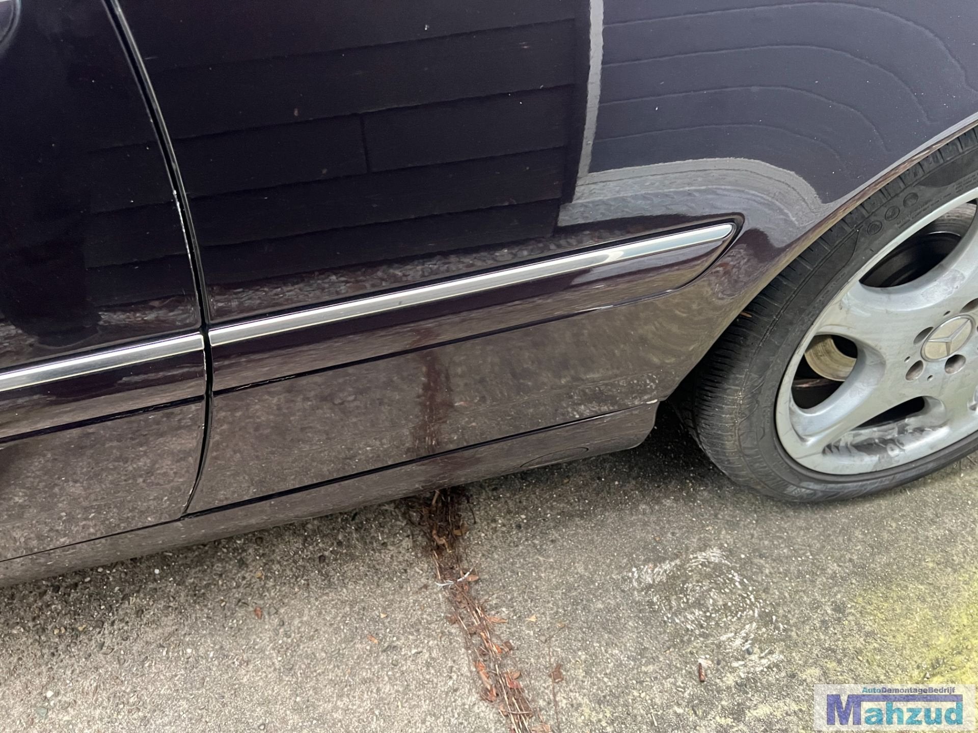 MERCEDES CL (215) Paars 182 links sierstrip sierlijst 1999-2, Gebruikt, Mercedes-Benz AG, Mercedes-Benz, Ophalen of Verzenden