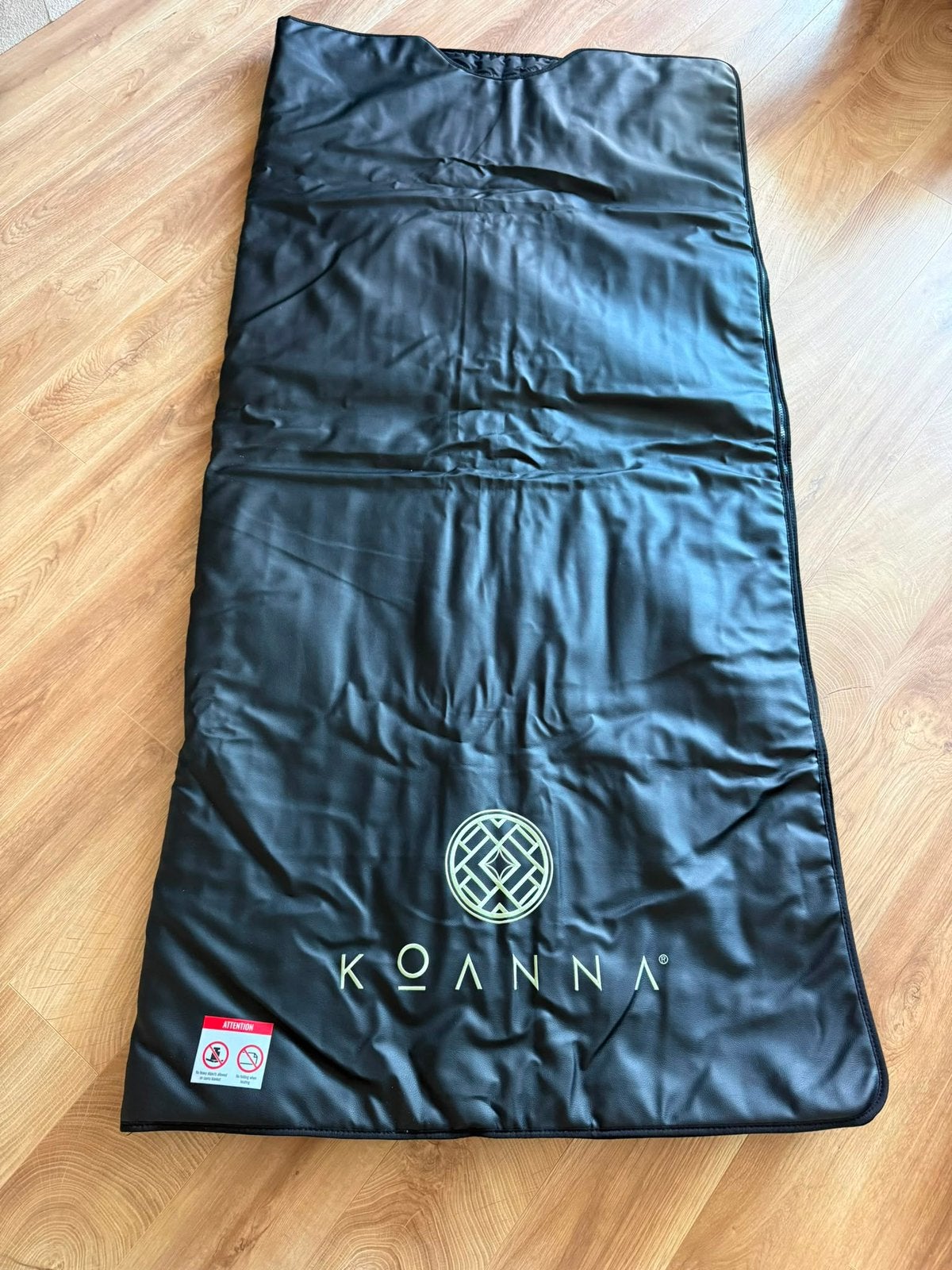Koanna Infrarood Saunadeken + Inlegdeken – 1x gebruikt, Verzenden, Zo goed als nieuw, Complete sauna