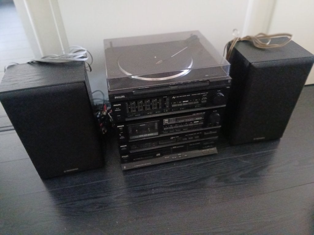 Stereotoren Philips incl. boxen, Ophalen, Refurbished, Cd-speler, Philips