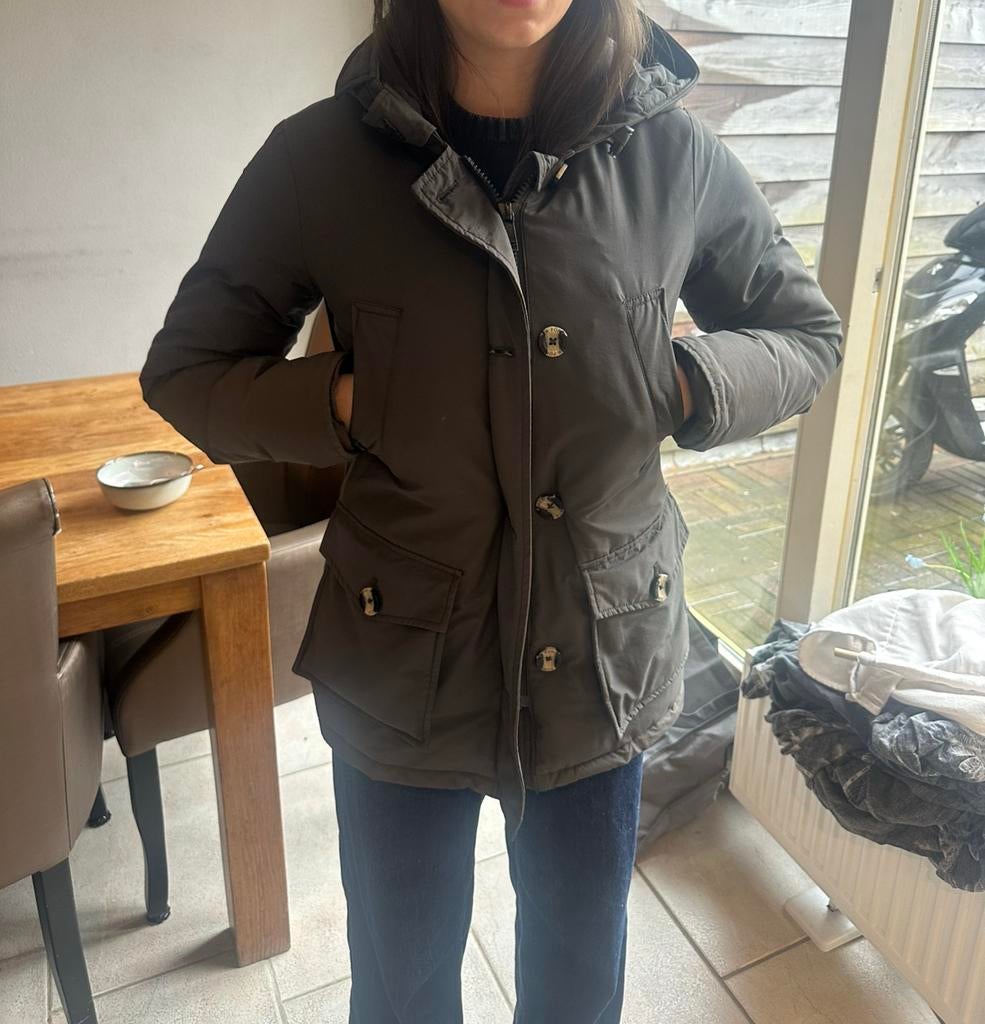 Airforce winterjas dames, Ophalen of Verzenden, Zo goed als nieuw, Maat 34 (XS) of kleiner, Zwart