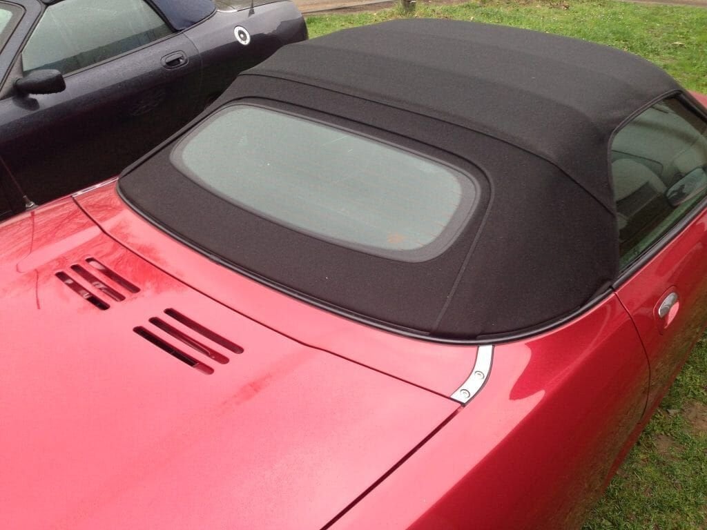 Mg F mgf mg tf mgtf zwarte softtop + glazenruit opgebouwd op, -, -, Nieuw, Ophalen of Verzenden