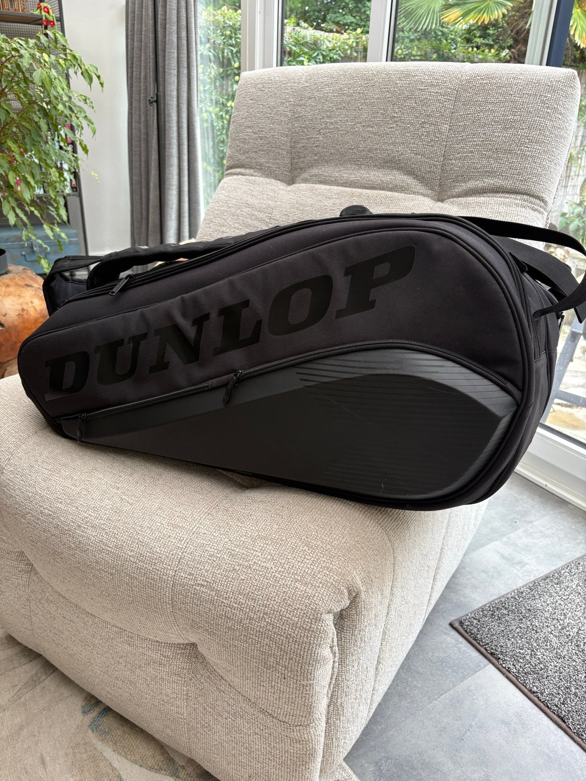 Dunlop Team Tour 8 Thermo tennis tas -als nieuw- !!, L2, Gebruikt, Ophalen of Verzenden, Tas