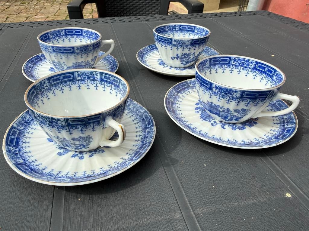 Antiek servies delfts blauw, Ophalen of Verzenden