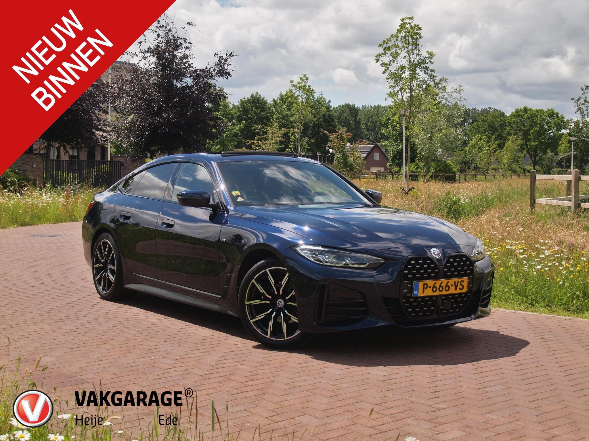 BMW 4-serie Gran Coupé 420i Business Edition Plus | M-Pakke, Auto's, Automaat, 1998 cc, Gebruikt, Blauw
