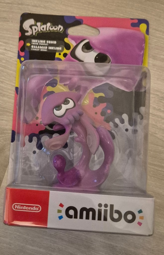 Splatoon Amiibo Inkling Squid (Neon purple), Ophalen of Verzenden, Nieuw