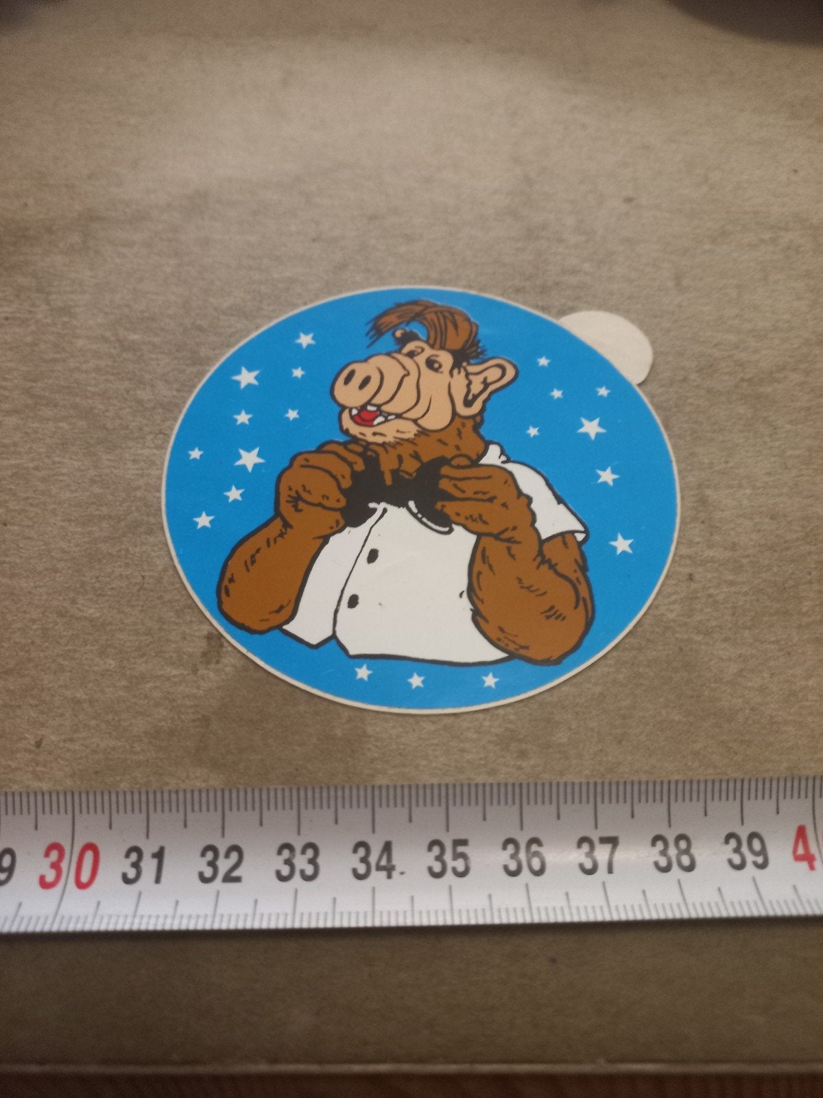 Vintage ALF Sticker - Jaren '80 Cartoon Figuur, Verzamelen, Ophalen of Verzenden