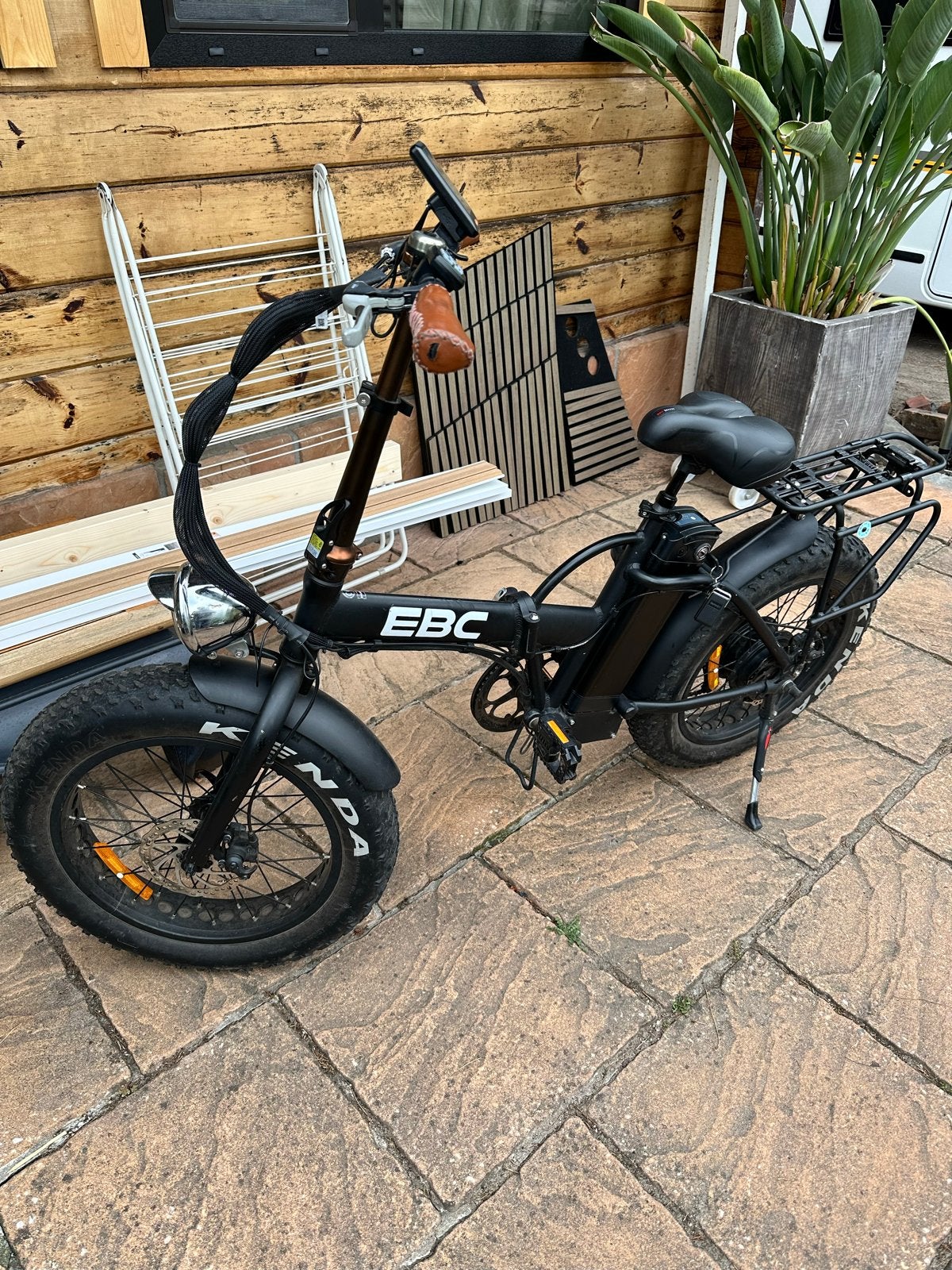 Fatbike elektrische vouwfiets - 2403 km, recente accu, Gebruikt, Minder dan 47 cm, 50 km per accu of meer, Ophalen