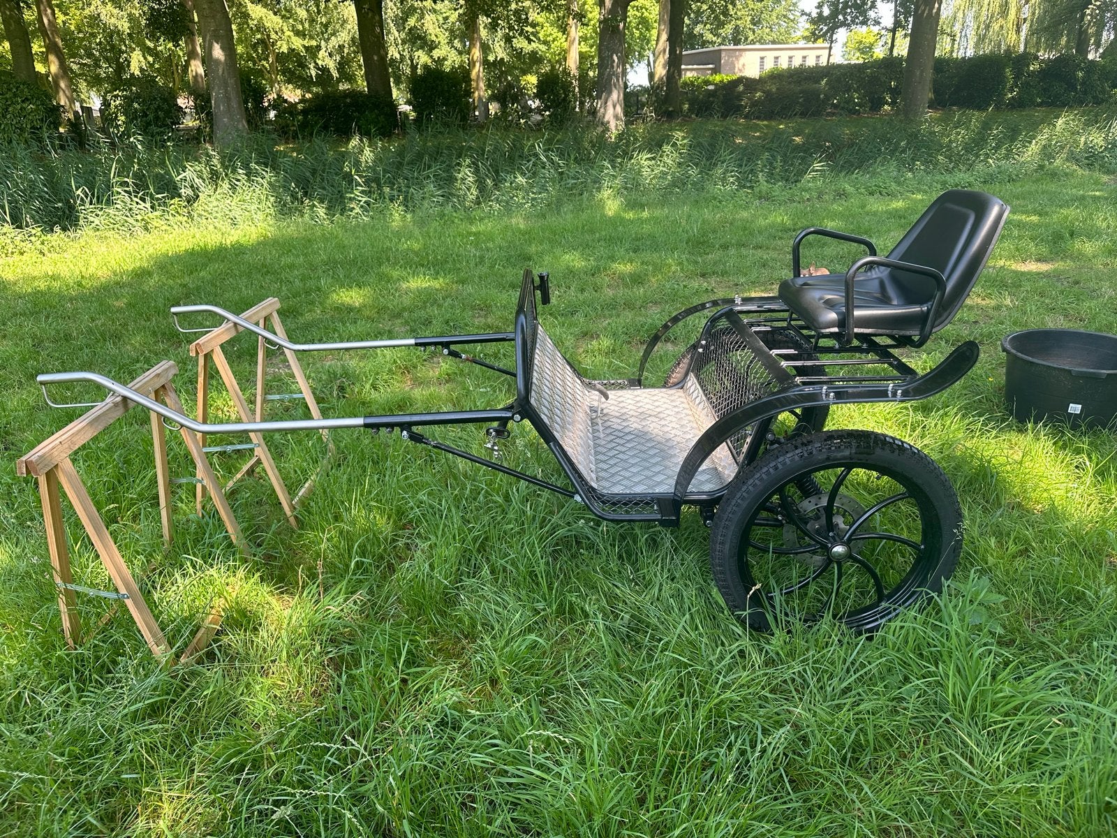 Fantastische HCA tweewieler sulky 19 inch te koop., Zo goed als nieuw, Pony