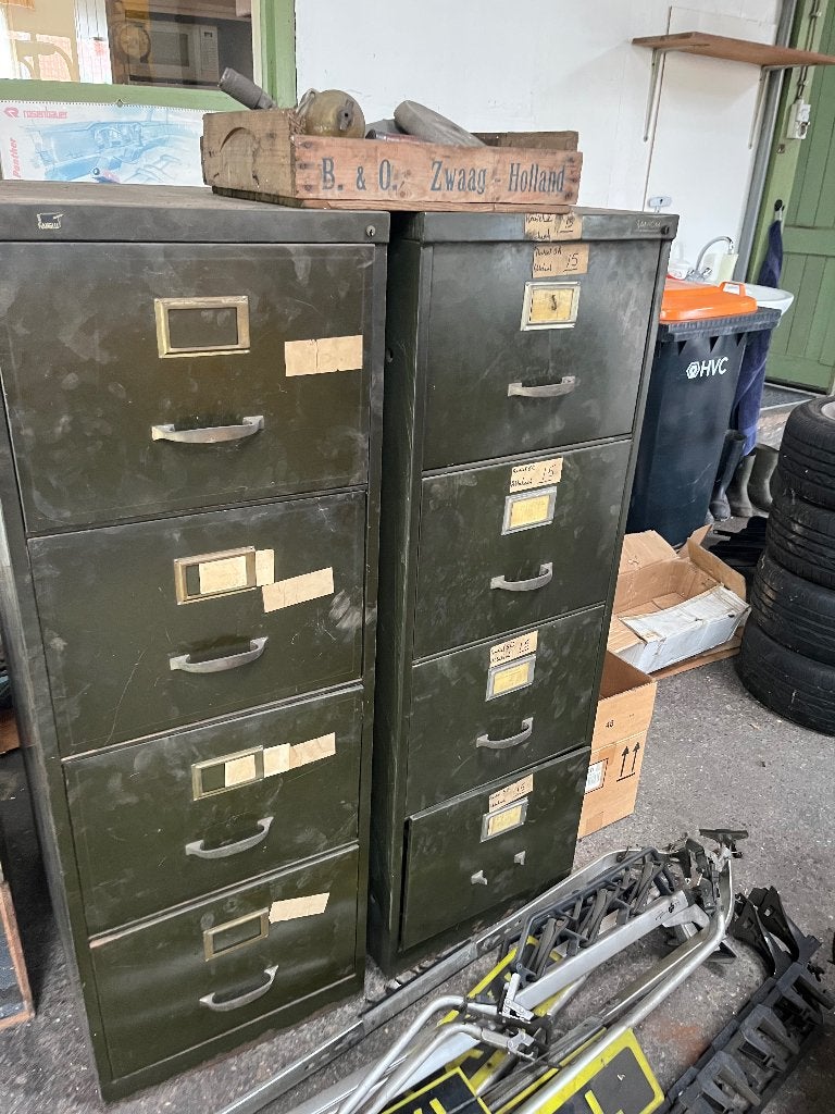Vinted Archief kast 2x4 lades, Ophalen, Gebruikt, 100 tot 150 cm, 50 tot 100 cm
