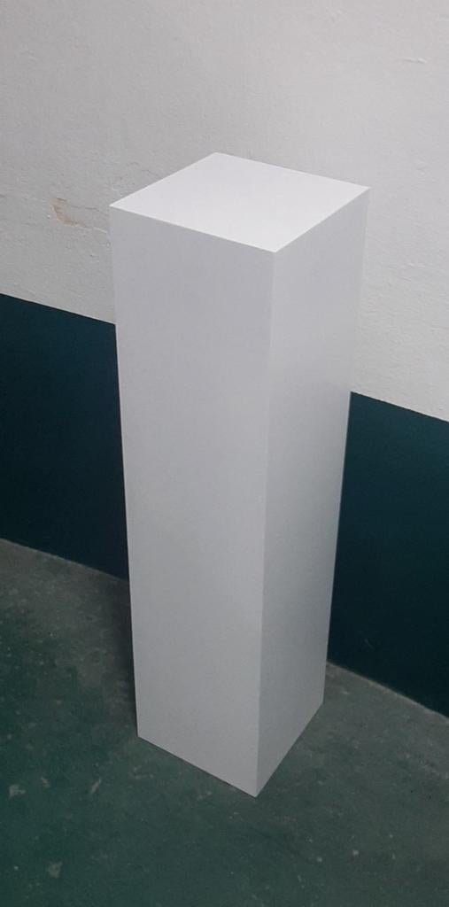 Zuil wit 20x20x80cm, Ophalen, Nieuw