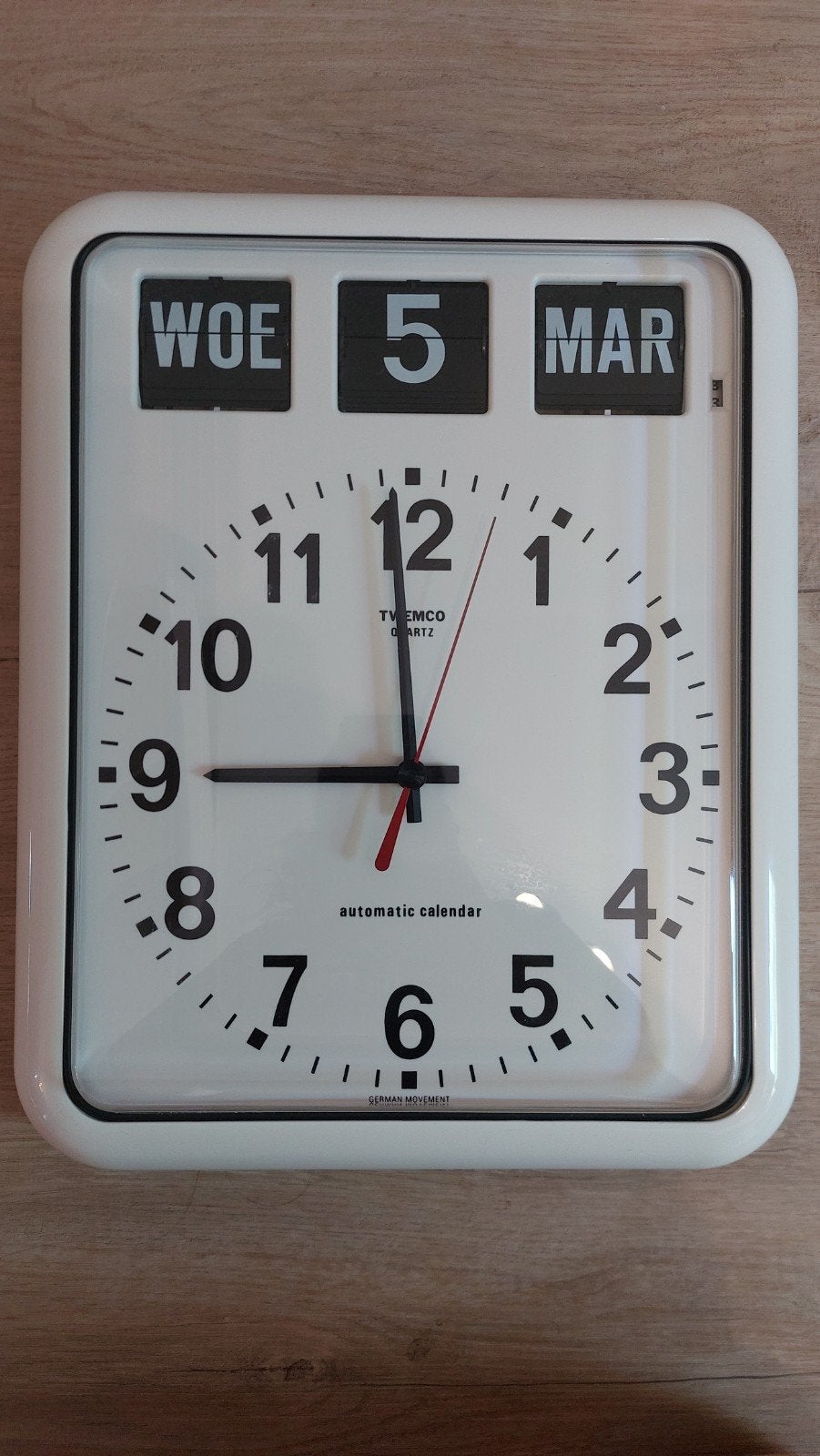 twemco BQ-12 Space Age Flip Klok, Ophalen of Verzenden