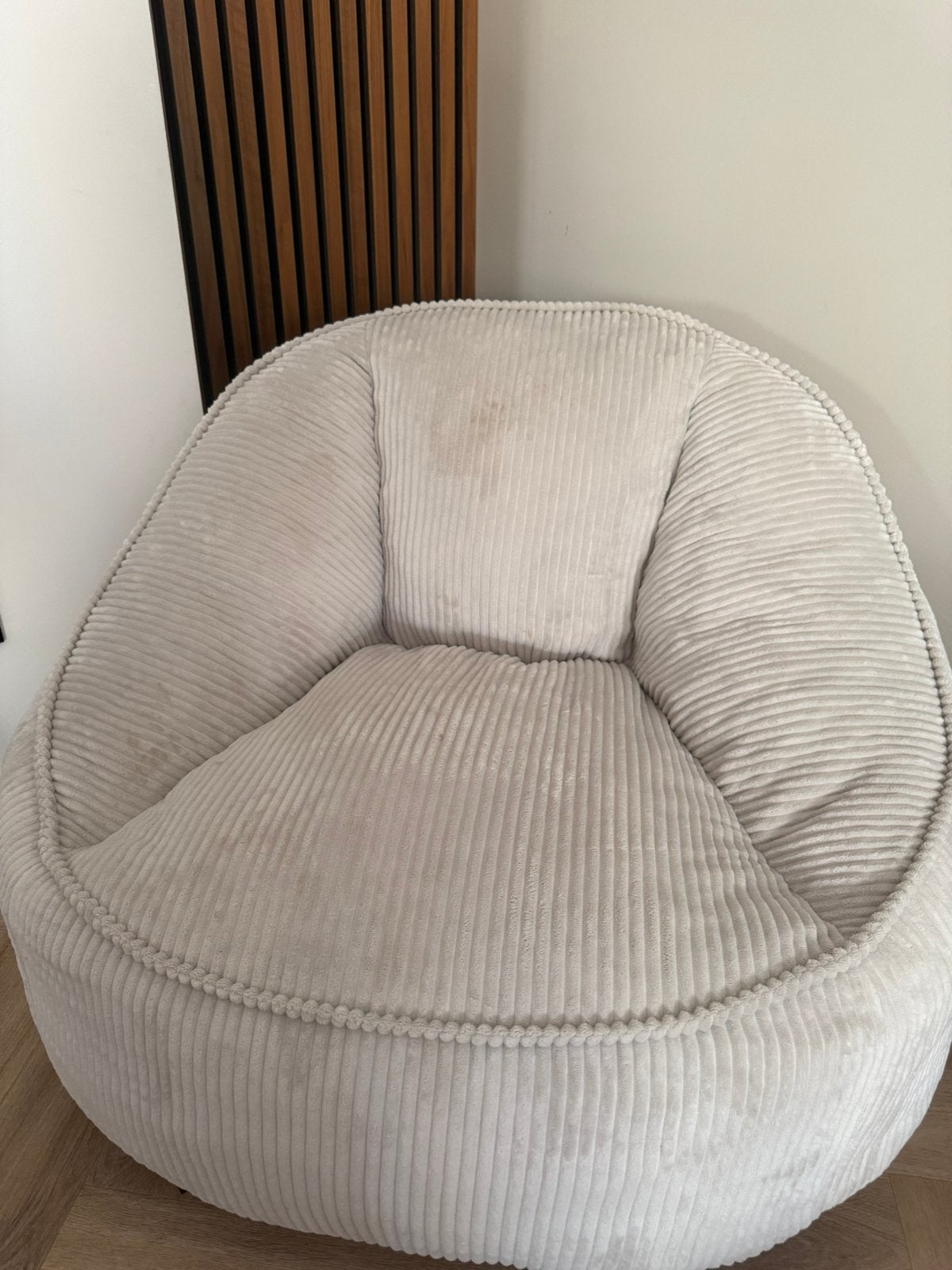 Fauteuil teddy stof, Ophalen, Eenpersoons, Zo goed als nieuw, Minder dan 150 cm