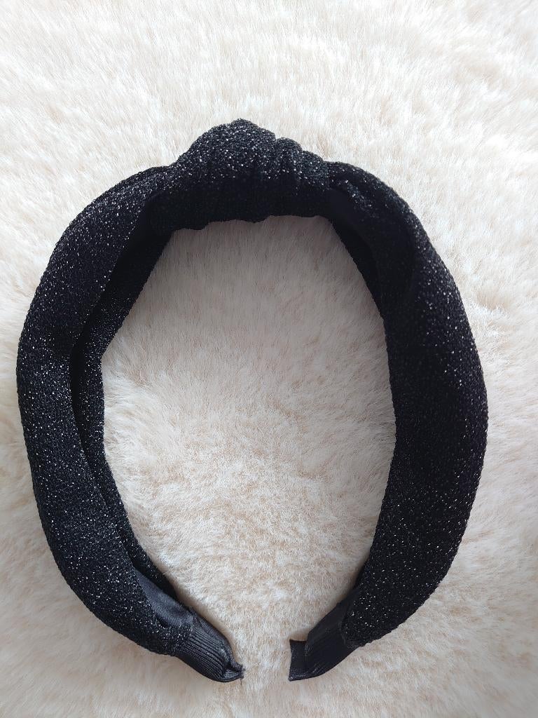 diadeem haarband zwart met glittertje, Verzenden, Nieuw, Overige typen