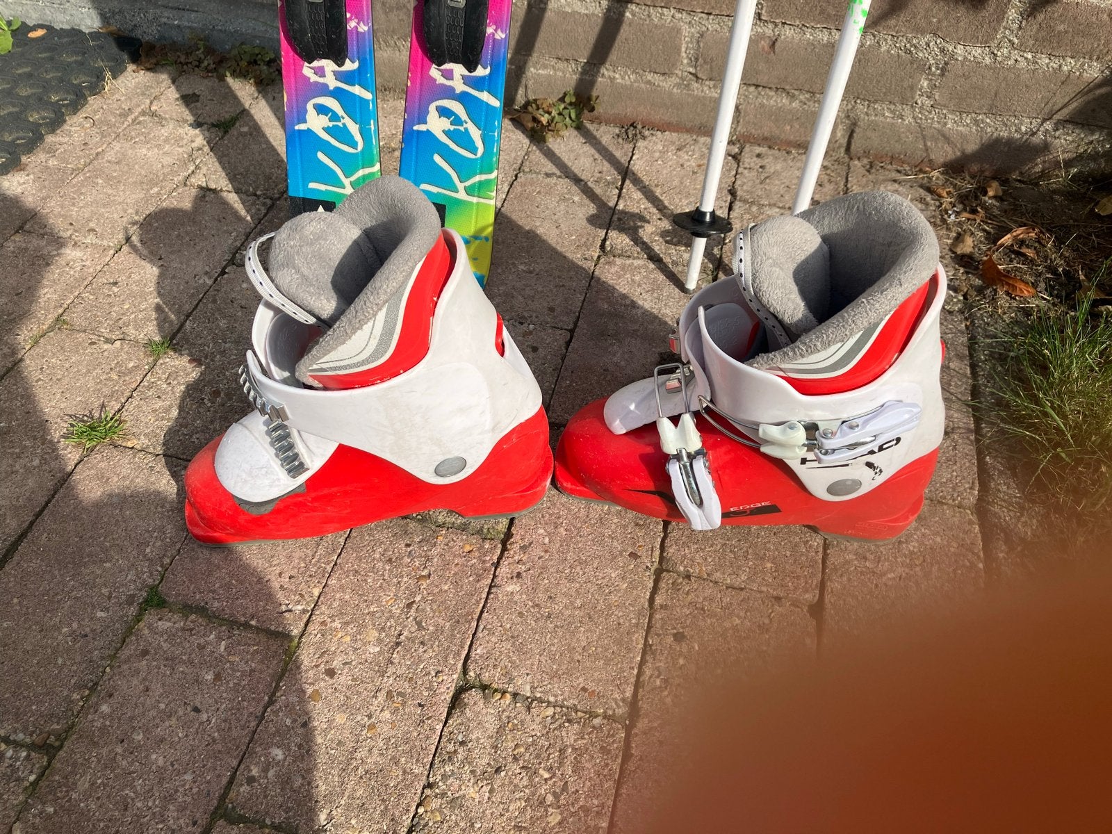 Kinderski set: Fischer ski's, Head schoenen en stokken, Ophalen, 100 tot 140 cm, Skiën, Ski's